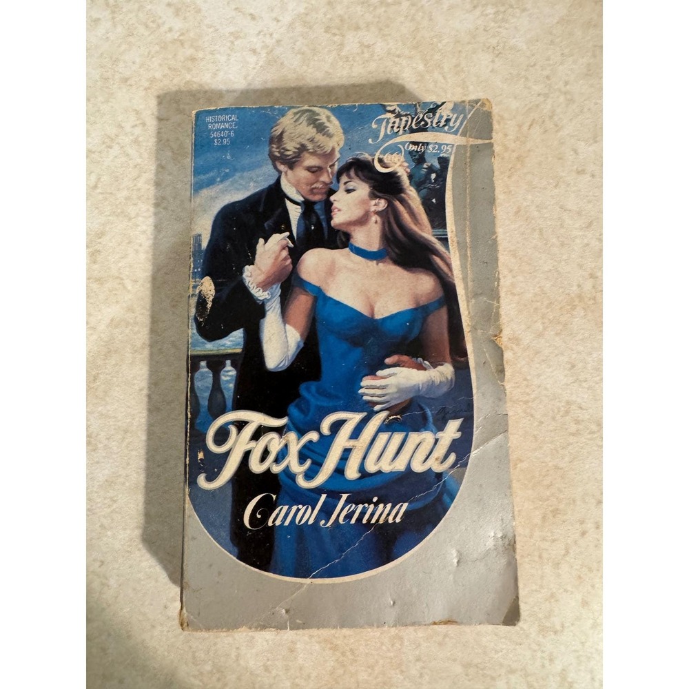 Fox Hunt by Carol Jerina 1985 Tapestry Historical Romance Paperback 1st Printing